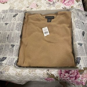 Camel brown cotton long sleeve from Banana Republic
